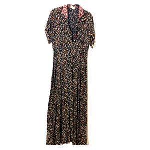 Vintage Floral Maxi Dress